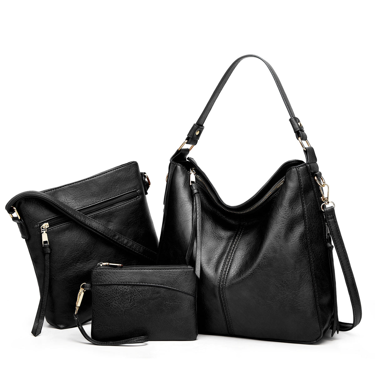 Soft leather large-capacity women's bag, tote bun mother bag