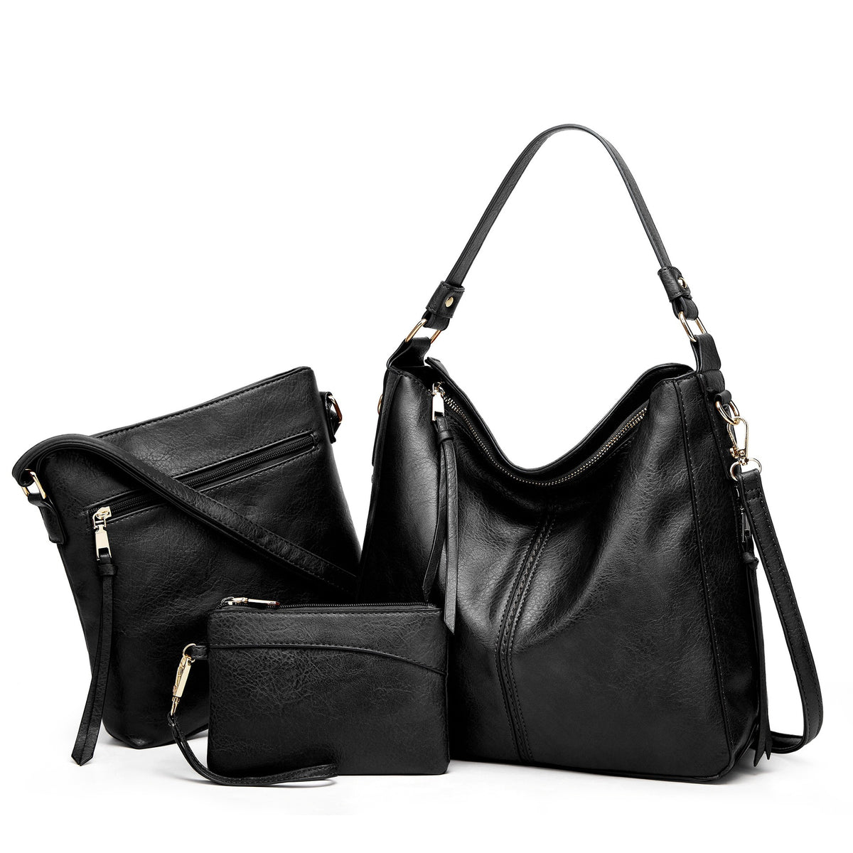 Soft leather large-capacity women's bag, tote bun mother bag