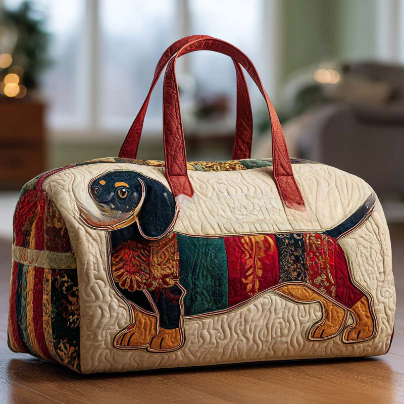 Large-capacity pet travel bags for dogs and cats, digital printed zipper travel bags