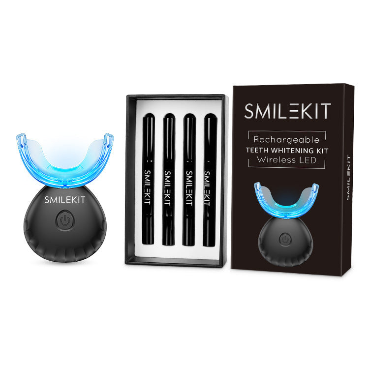 Teeth Whitening Kit Beauty Light Wireless charging cleaning light