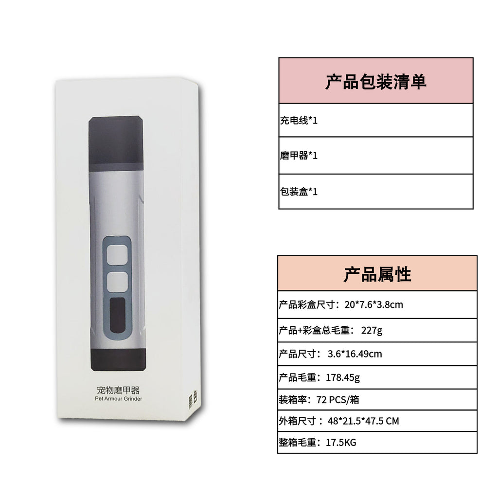 LED Pet Nail Trimmer for Dogs & Cats