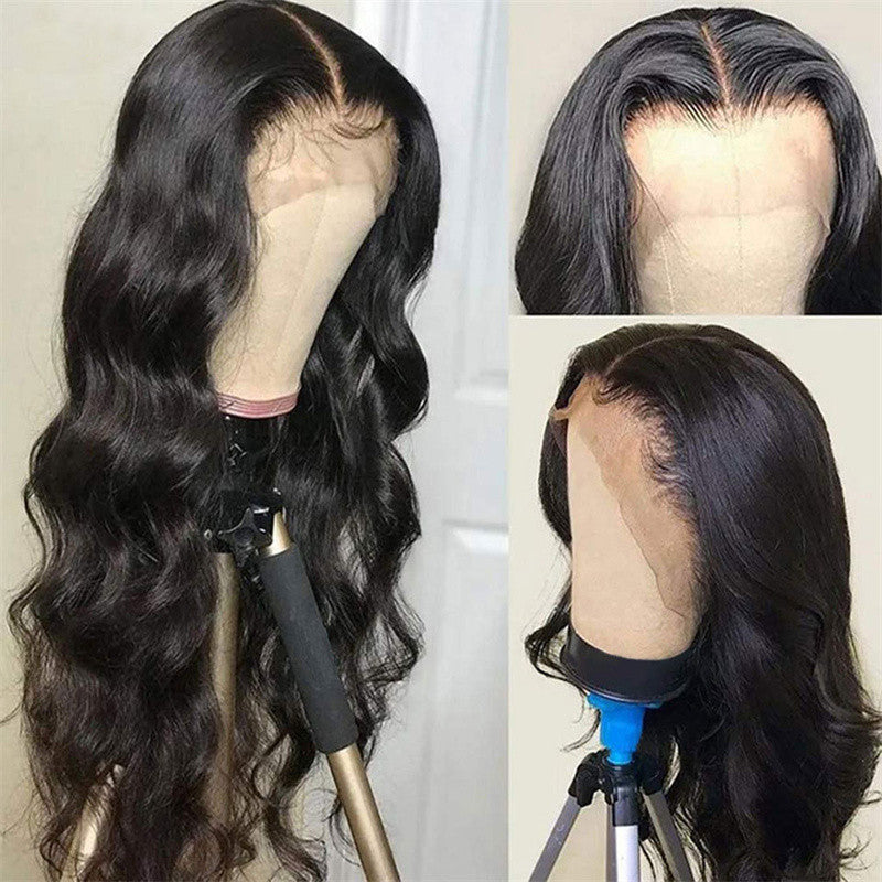 women's mid-section curly hair