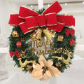 Christmas Wreath Decorations Creative Hanging Ornaments for Christmas Tree, Home Holiday Atmosphere Decoration