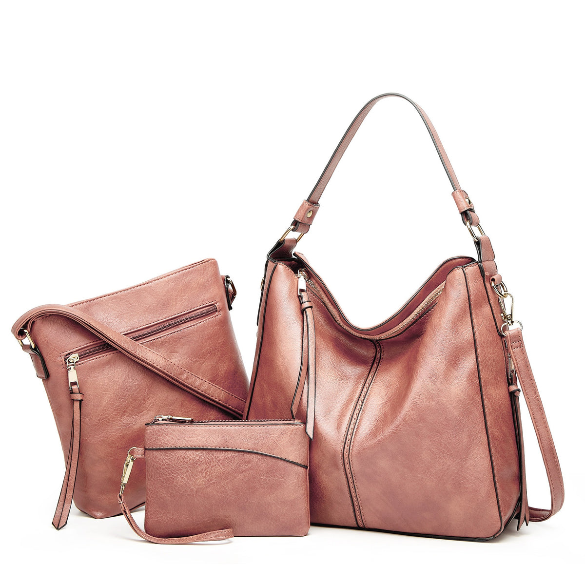 Soft leather large-capacity women's bag, tote bun mother bag