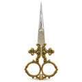 European Victorian Carved Scissors – Retro Embroidery Thread Snips, Cross Stitch Scissors, Tea Ceremony Tailoring Shears