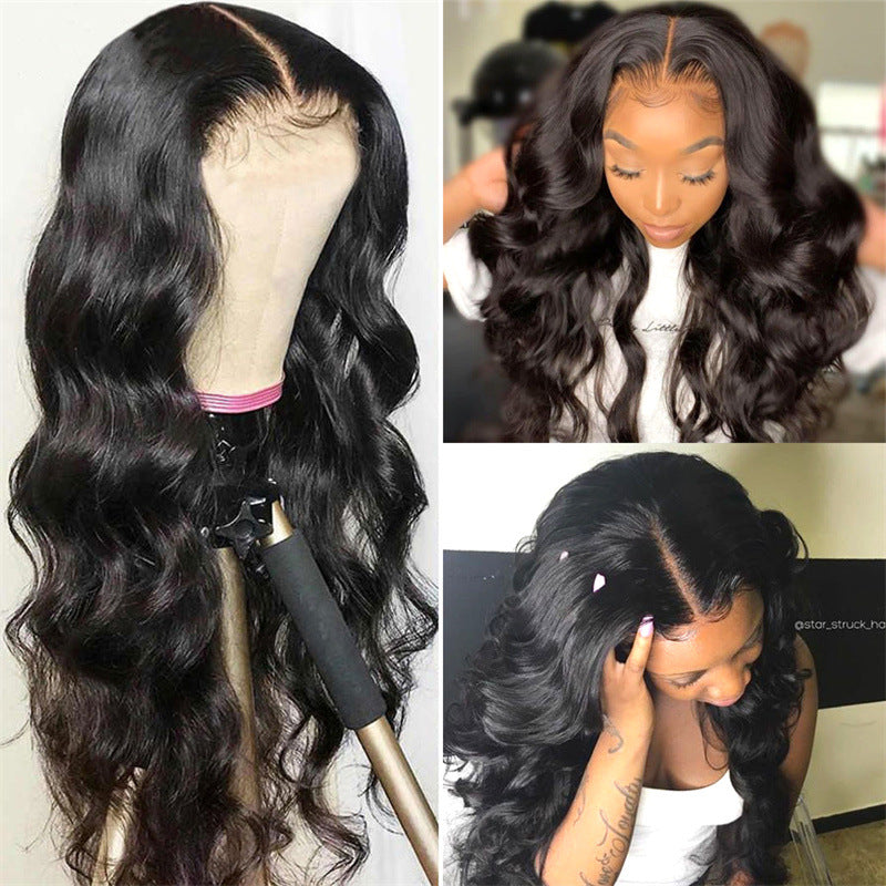 women's mid-section curly hair