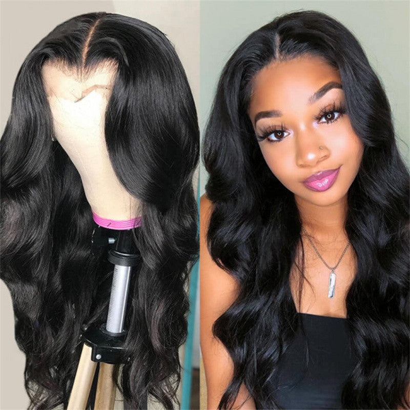 women's mid-section curly hair