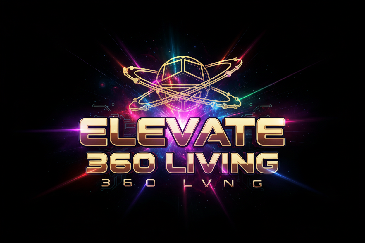 Elevate 360 Living - Cosmic Logo
