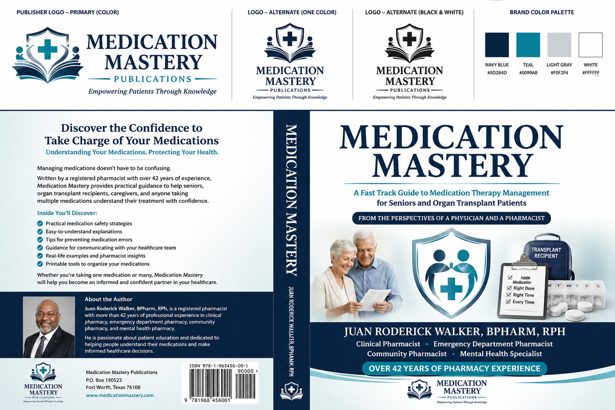 Medication Mastery for Seniors and Organ Transplants - Book Cover
